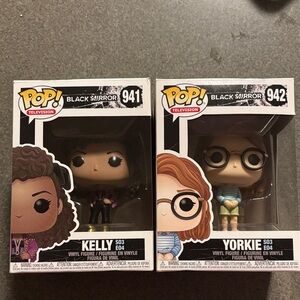 Funko Pop! Black Mirror Kelly & Yorkie Vinyl Figures (Set of 2) - Multicolor